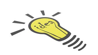 idea symbol lamp drawing