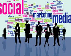 clipart of business people social media