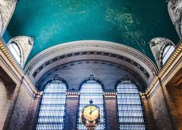 Clock Station Train roof