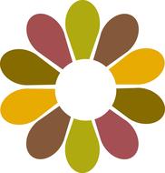 logo modern floral drawing