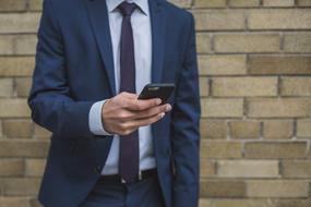 Business Man with phone