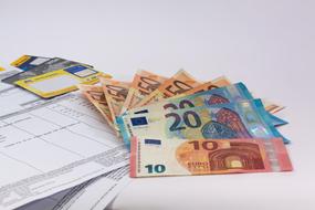 Money Euro Currency and post bank