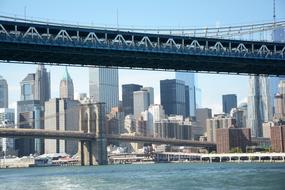 view of Manhattan from Brooklyn