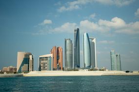 skyline of Abu Dhabi