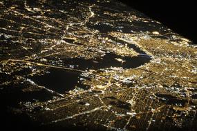 New York Night panorama