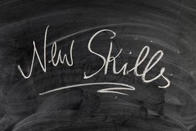 board chalk new skills drawing