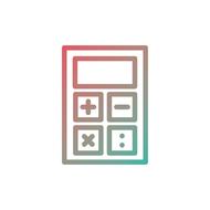 calculator icon drawing