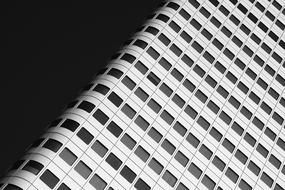 white futuristic commercial office
