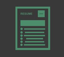 resume data drawing