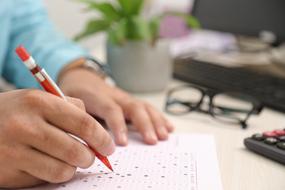 Person Hands Writing