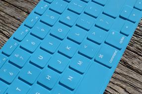 Keyboard Type blue