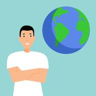 earth world terrestrial drawing