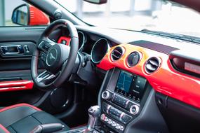 Mustang Gt Red design