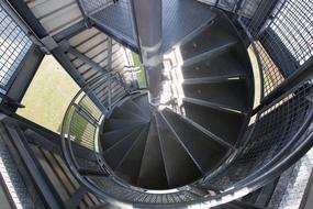 Steel Industry Architecture spiral stairs