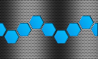 blue technology communication drawing