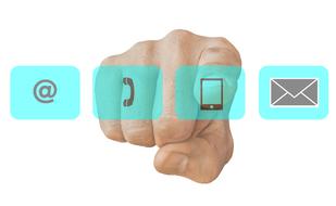 Contact Us Communication Email drawing clipart