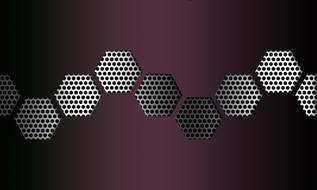 abstract digital network on burgundy background