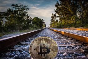 Cryptocurrency Concept Rail