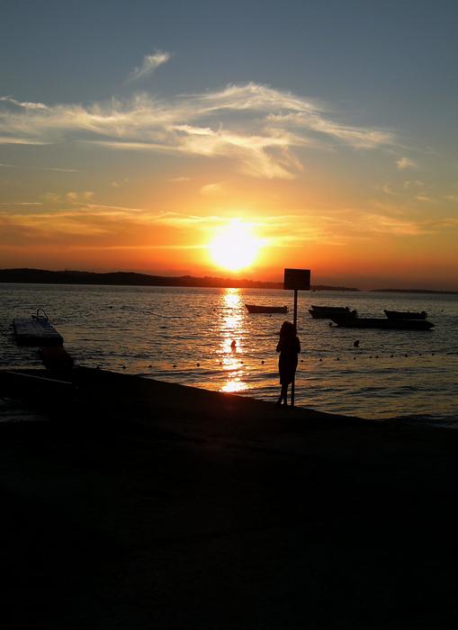 Sunset Sea Sad