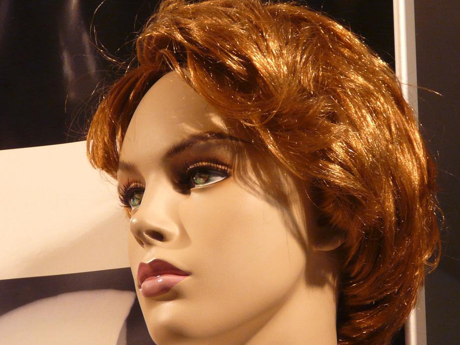 female Display Doll Face close up