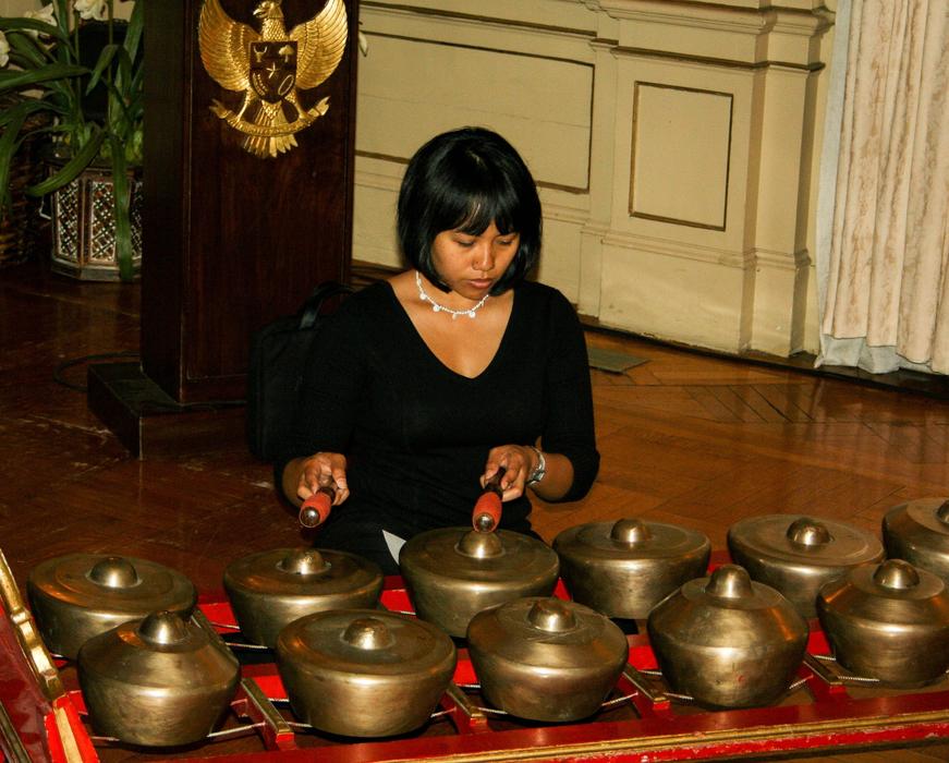 Gamelan Musician Woman