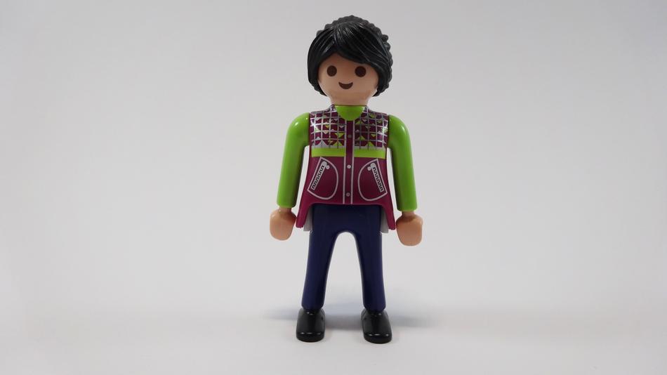 Woman with Black Hair Figure