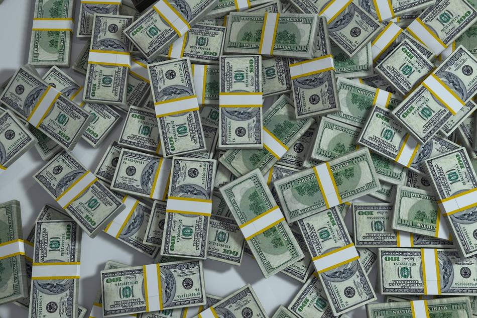 Packs of the money
