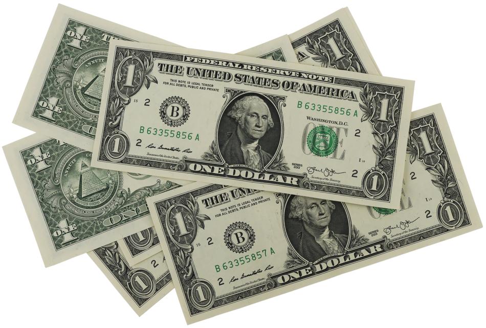 background picture with dollars denomination 1