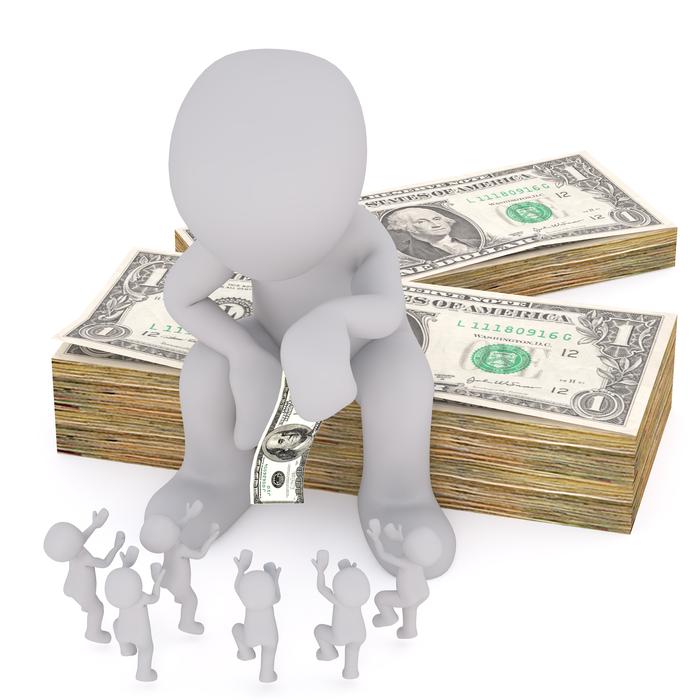 dollar currency funds bank as conceptual design