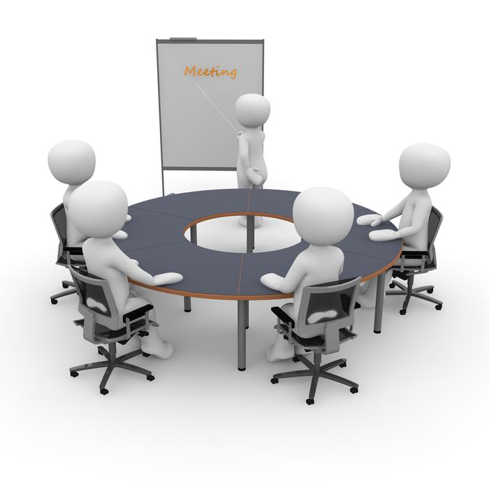 meeting cooperation personal clipart