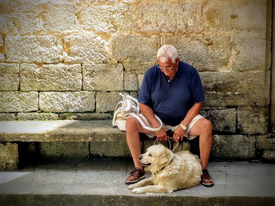 Man with Dog Company