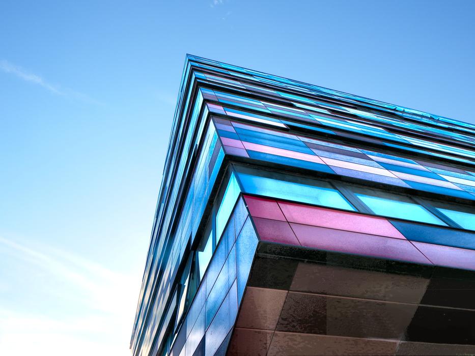 modern building architecture as futurism