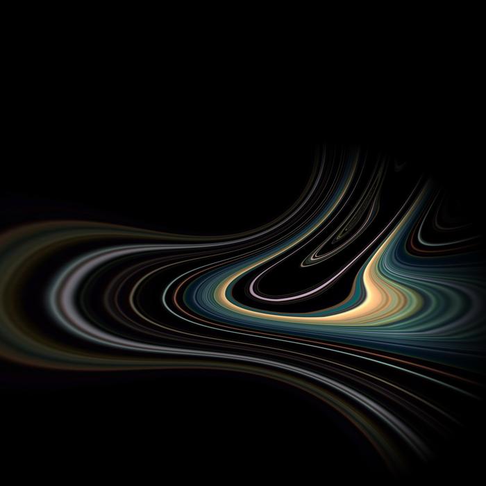 astract winding drawing at darkness