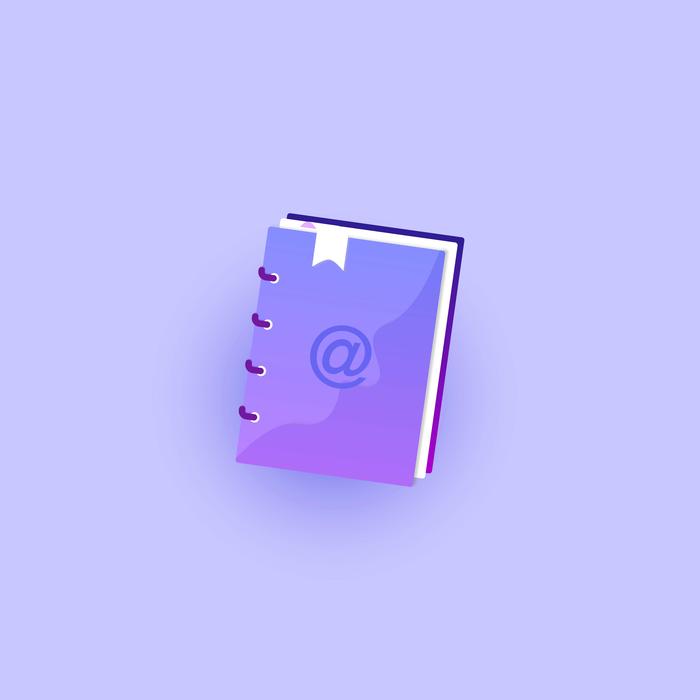 purple notebook