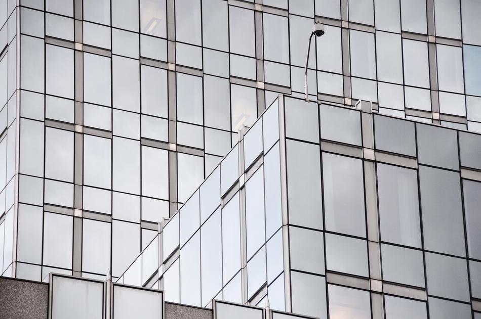 Glassware Architecture in the city