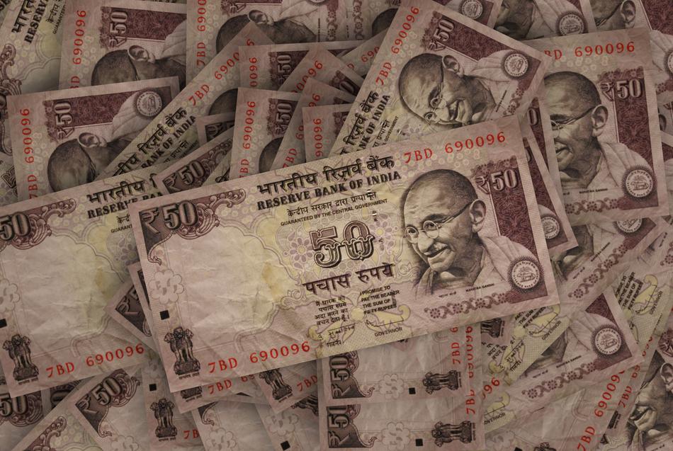 rupees bank note india drawing