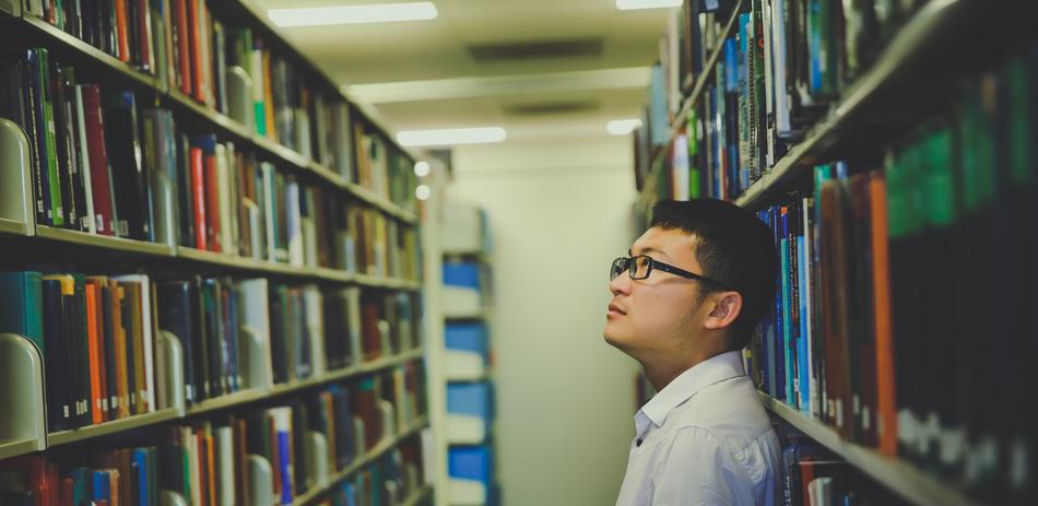 Shelf Bookcase man