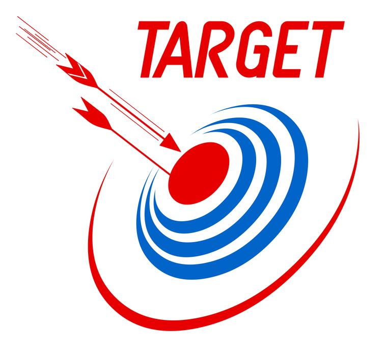 target goal business icon drawing