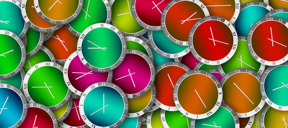time clock colors