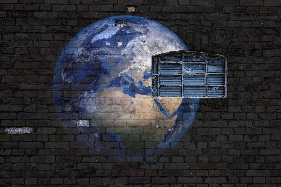bricks as the wall of the world