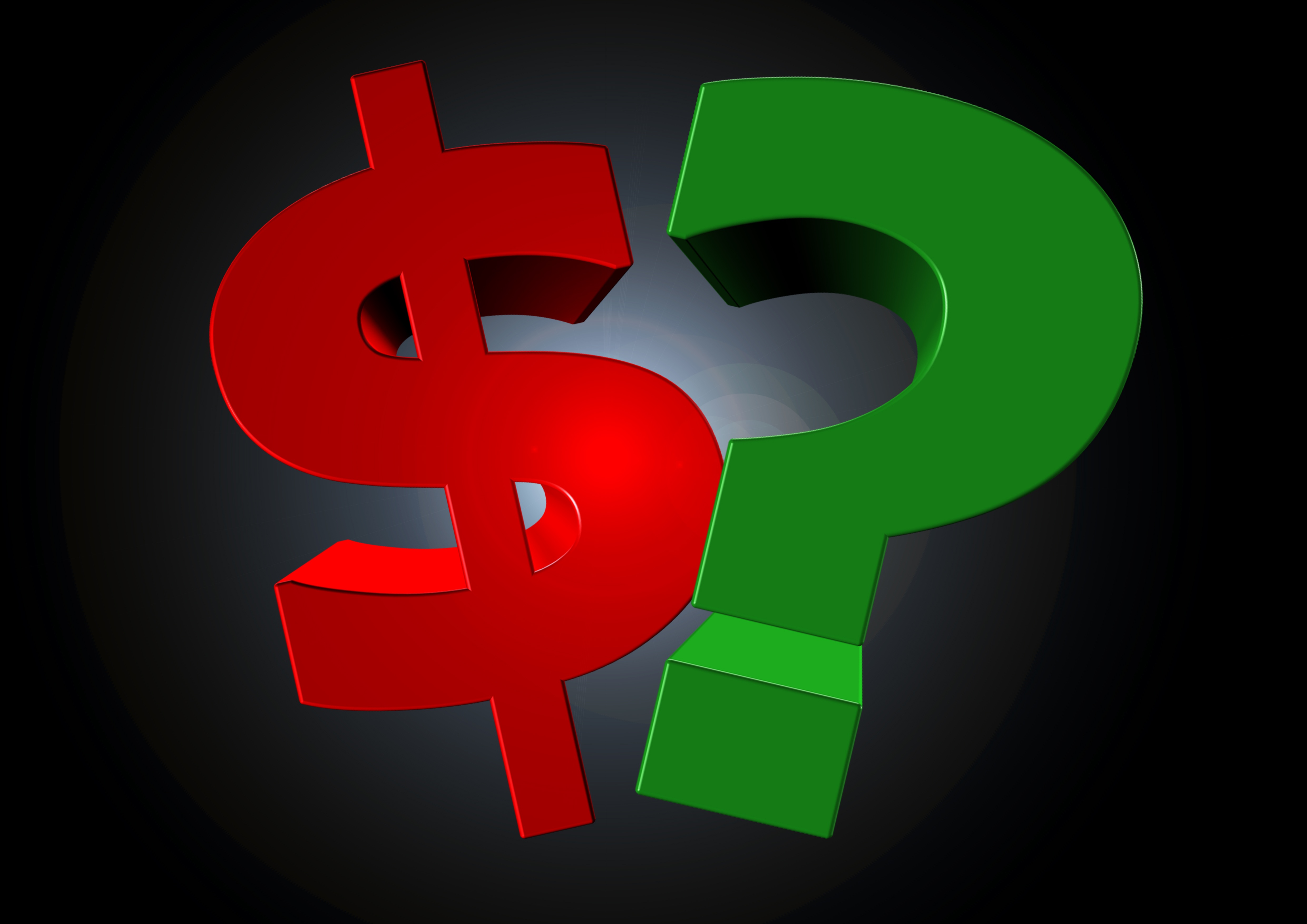 Clipart Of Dollar Question Mark Economy Free Image Download