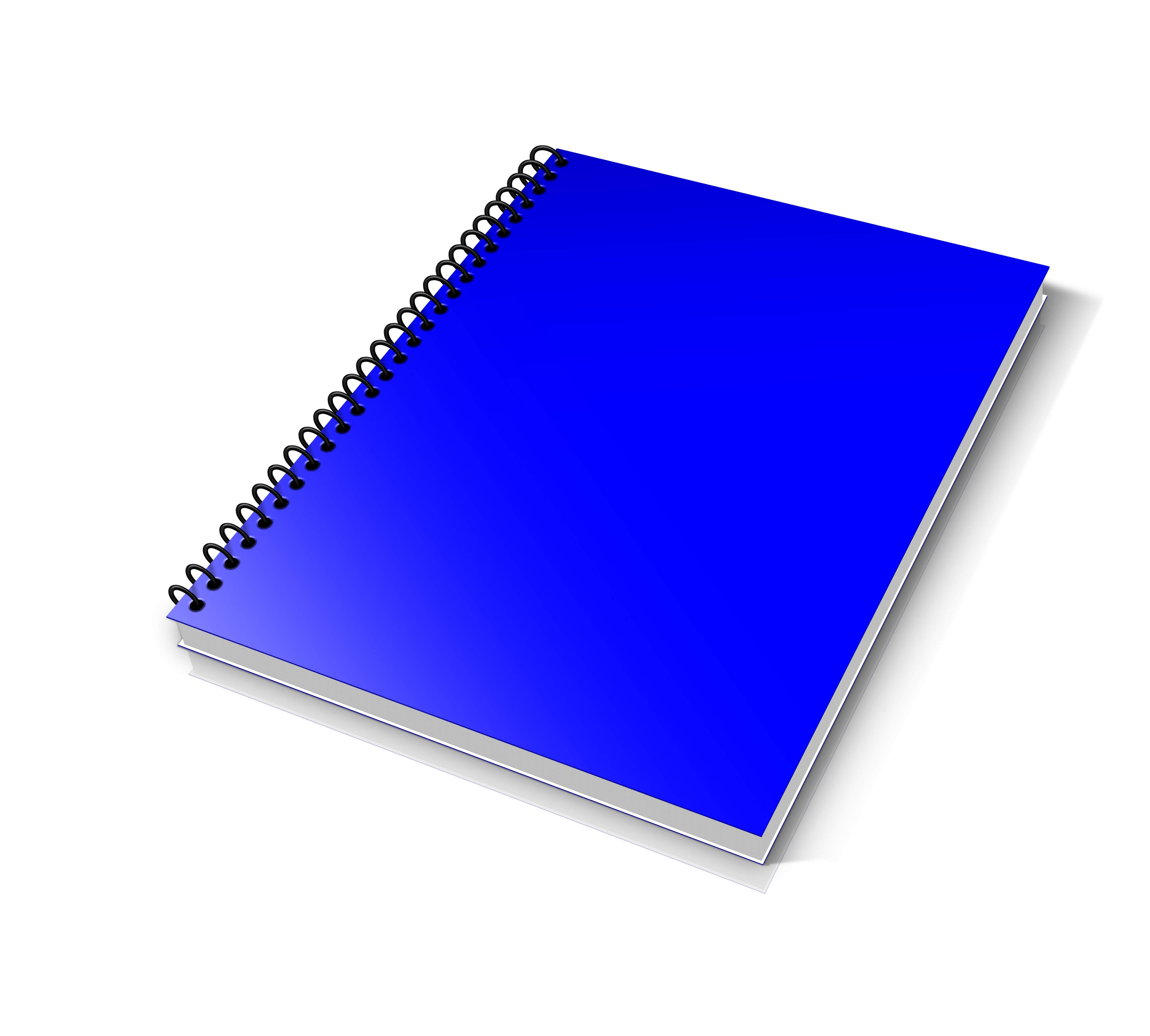 Blue Spring Notebook free image download
