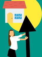 realtor real estate drawing