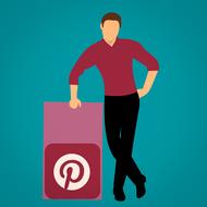 pinterest pin social media sign drawing