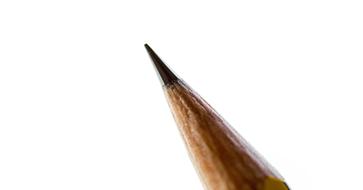 sharpened pencil close up