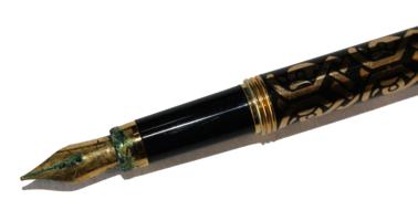 isolated fountain pen