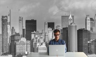 man notebook new york