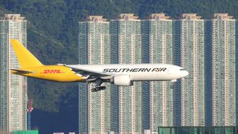 Hongkong Airplane yellow