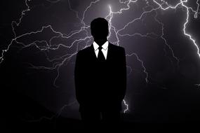 businessman in crisis