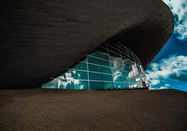 Queen Elizabeth Olympic Park, detail of facade, uk, england, london